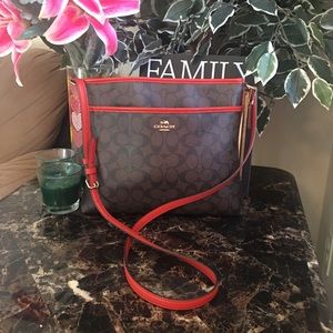 Coach Signature cross body bag